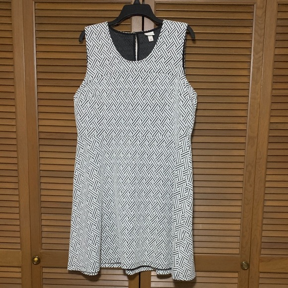 Merona Textured Zig Zag Print Business Casual Dress XXL - Picture 1 of 4